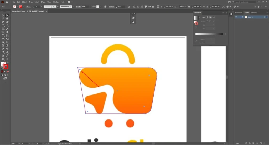 How To Convert Raster To Vector in Illustrator Manually 8 vector-in-illustrator